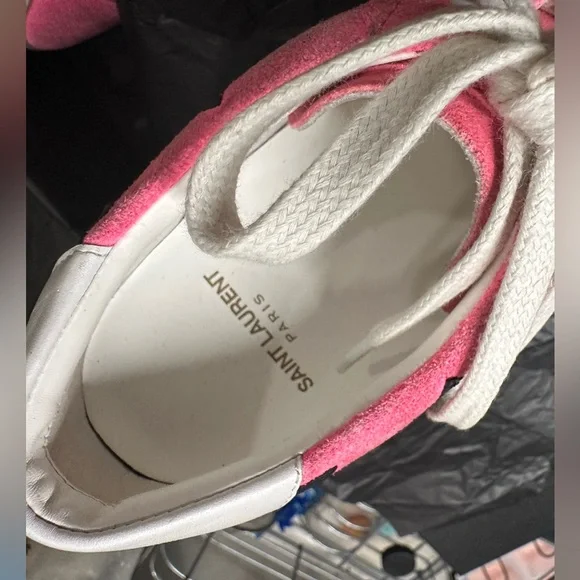 Saint Laurent Classic Court Fuxia Sneakers - Picture 4 of 10